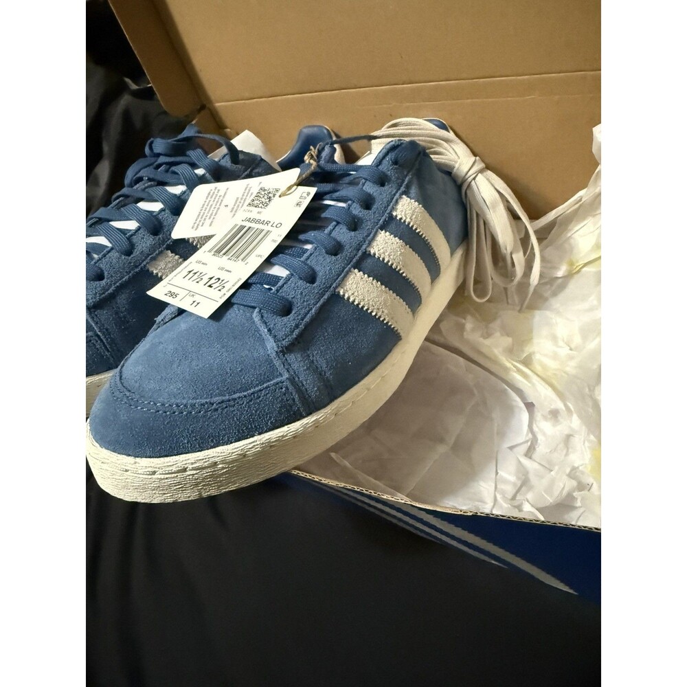 adidas Jabbar Lo KI6562 Dusky Petrol Alumina Cloud White Low Top Sneakers 11.5 - Picture 5 of 8